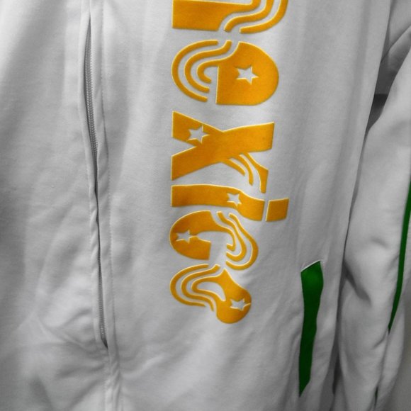Mexico XL Soccer Football White Warm-Up Jacket #10 - Picture 2 of 5